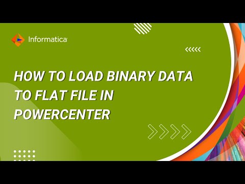 How to load binary data to flat file in PowerCenter