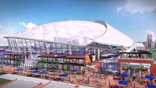 The tampa bay rays are planning to build a new ballpark in ybor city,
tampa. here's first look at stadium renderings.