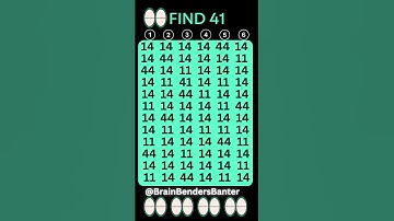 Spot The Numbers Challenge! Go! #shorts