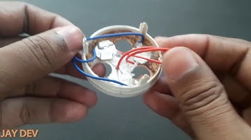 how to make mini generator at home for 3 watt LED