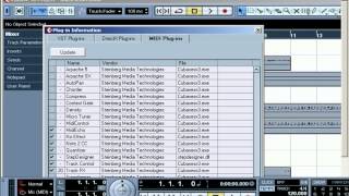 Cubase SX 2.2. Работа с MIDI-плагинами