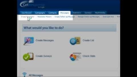 Getresponse - How to create a Newsletter