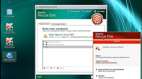 How Remove Malware with Kaspersky Rescue Disk 10 Part 1