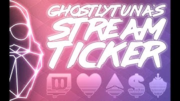 STREAM TICKER 2.0 - Streamlabs OBS App - Reclaim your stream real estate!