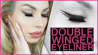 Eyeliner Stencils = Perfect Double Winged Eyeliner | Beth Bender Beauty