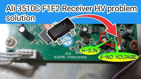 Ali 3510C Receiver HV problem solution#all# Electronics working