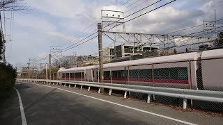特急下り、E657系10連、通過(120km/hr)。バイノーラル録音+αMk3.1