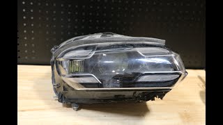 2020-2022 Porsche Taycan LED Headlight Disassembly