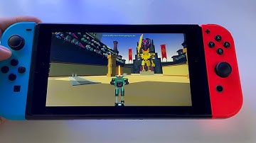 Clone Drone in the Danger Zone | Nintendo Switch V2 handheld gameplay