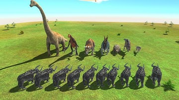 10 Gordon Buffalo VS Every Unit - ARBS TV - Animal Revolt Battle Simulator