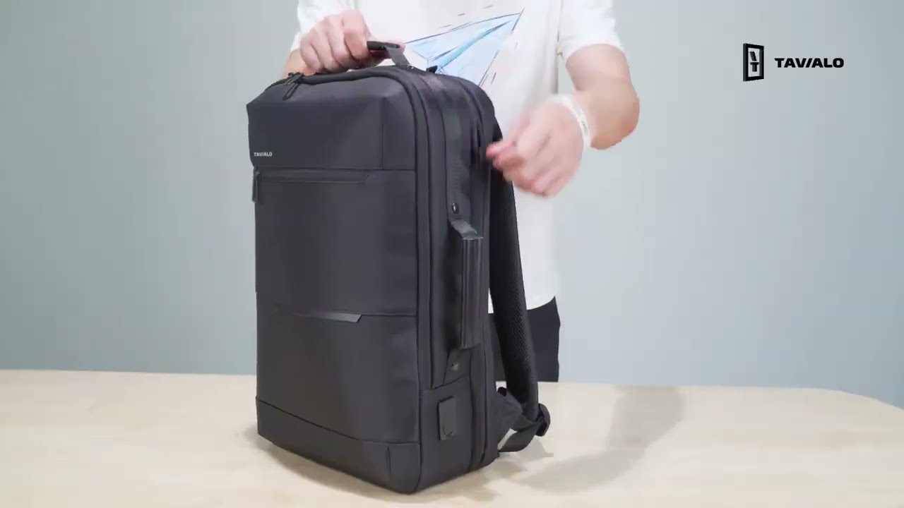 Рюкзак TAVIALO Smart TB20 2 чорний 20л  огляд