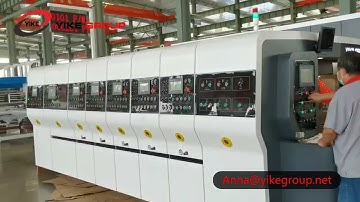 2023 YIKE GROUP High defination Flexo 5 color printer slotter machine