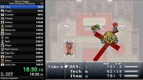 Chrono Trigger 100% All Quests Glitch-less Speed Run (7:12:03) by KefkaTiMe