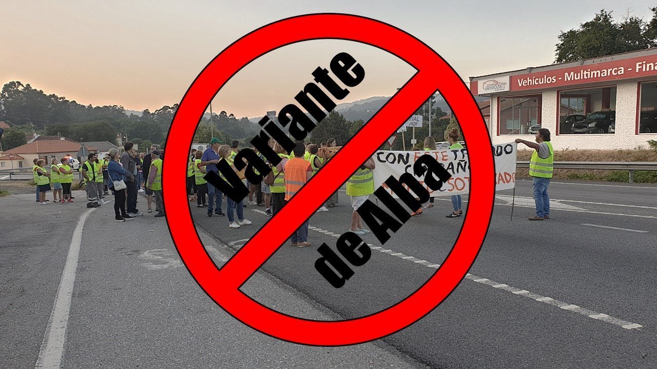 CAMPAÑÓ - Primera manifestación contra la Variante de Alba