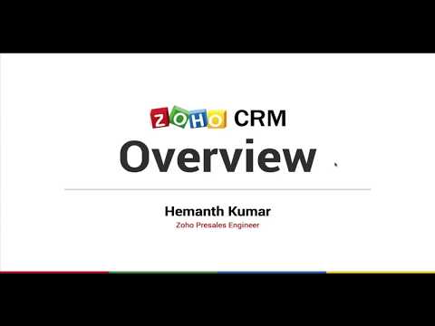 Webinar: Zoho CRM Overview