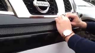 Защитная решетка радиатора Nissan X Trail инструкция по установке radiator guard tuning grill