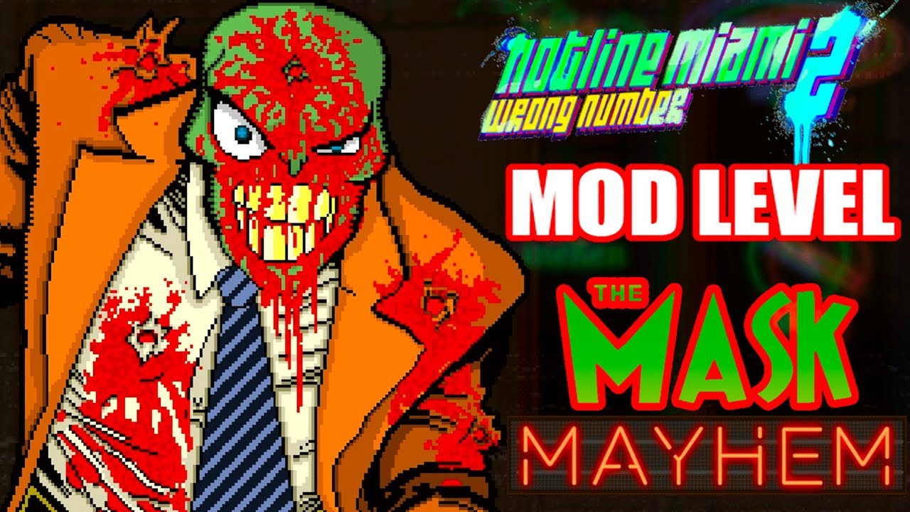 Hotline Miami 2 Mod Level "The Mask Mayhem" Dark Horse Comic Version YouTube