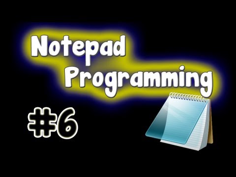 Notepad Programming Tutorial - Simple Website Program