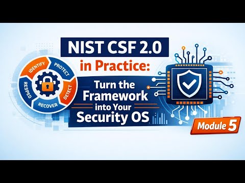 NIST CSF 2.0 in Practice: Turn the Framework into Your Security OS | Module 5.2 video thumbnail