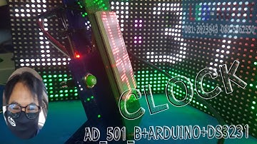 AD-501-B+ARDUINO+DS3231==CLOCK EP2 By #Led-korat