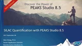PEAKS Studio 8.5 | SILAC Quantification Webinar