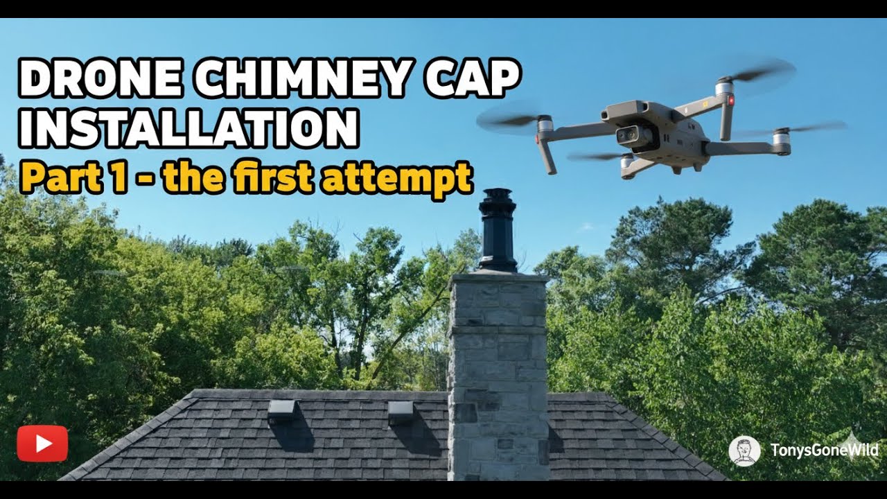 Chimney Cap Replacement Mission Part 1 - Installation Attempt Gone Wrong - 4K