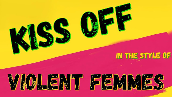 Kiss Off Instrumental version - Instrumental performance video thumbnail