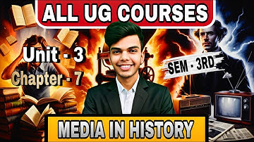 Media in History Unit - 3 Chapter - 7 All Ug Courses 3rd Semester