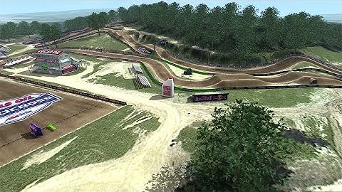 Spring Creek Motocross Animated Track Map