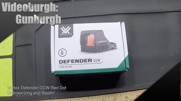 Gunburgh: Vortex Defender CCW Red Dot Unboxerizing and Blastin