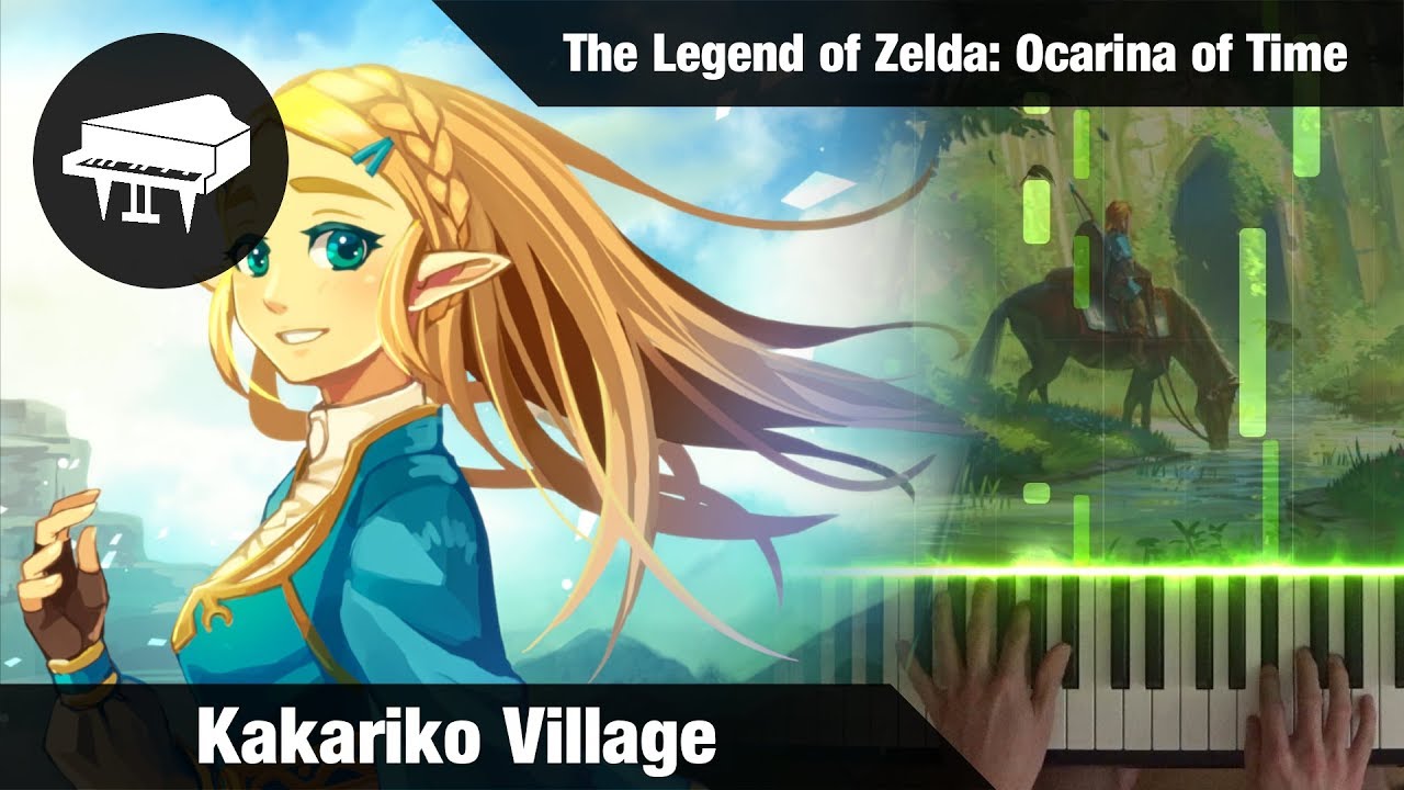 The Legend of Zelda Ocarina of Time Kakariko Village Piano Version