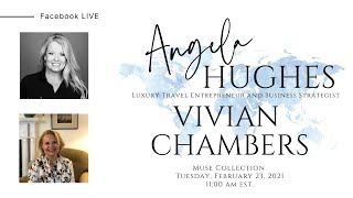 Luxury Travel Entrepreneur Angela Hughes chats with Vivian Chambers
