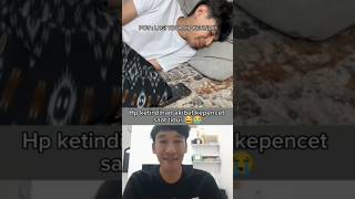 Hp ketindihan akibat kepencet saat tidur 😂😭 #shorts #lucu #fyp #hiburan