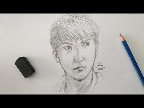 Keren Menggambar Wajah Cowok Ganteng Dilan 1990 Youtube