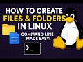 Create Files &amp; Folders in Kali Linux  mkdir, touch, nano Beginner Guide