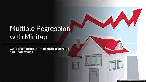 Multiple Regression with Minitab