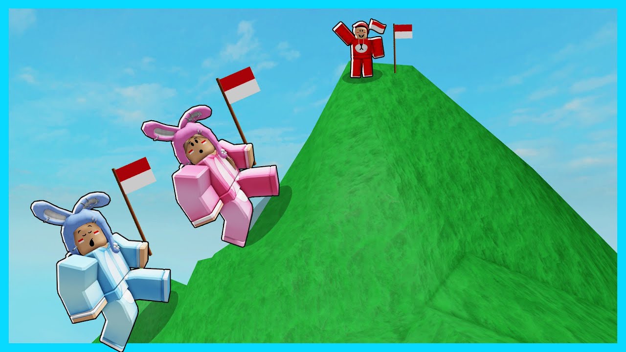 MIPAN & ZUZUZU Naik Gunung Sunda Sambil Bawa Bendera Indonesia! SPESIAL 17 AGUSTUS! ROBLOX