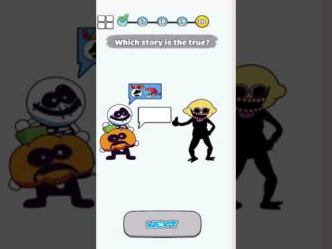 FNF Erase - Friday Night Music - Answer All Levels  (16 -20 ) Gameplay Walkthrough. #shorts