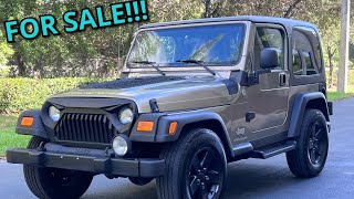 2005 JEEP WRANGLER SPORT 4X4 TJ test drive for sale
