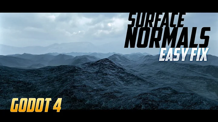 Fixing Normals for Heightmap Terrain in Godot 4 - the Easy Way