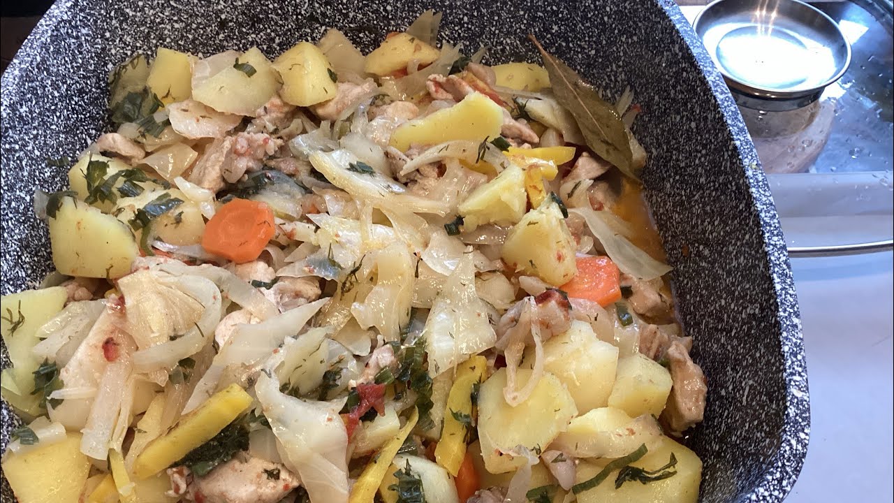 Овочеве рагу з м'ясом // ДОМАШНІ РЕЦЕПТИ