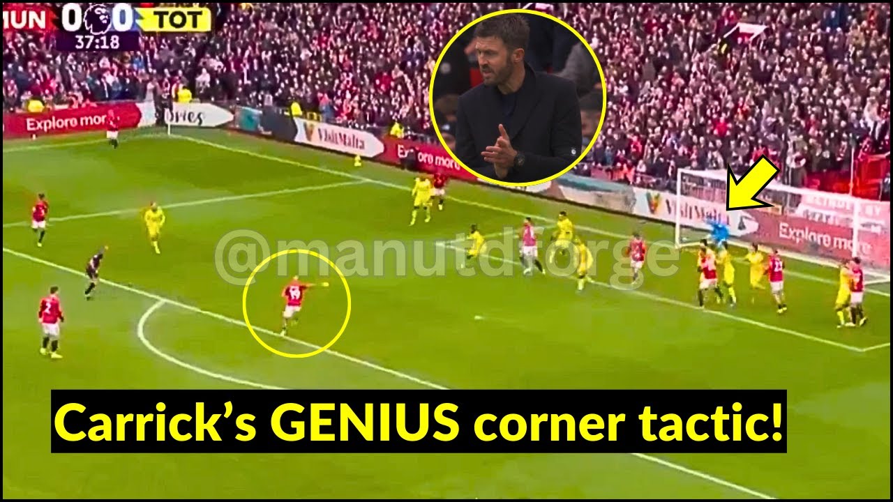 Look at how Carrick's brilliant corner tactics set up Bryan Mbeumo’s goal vs Tottenham