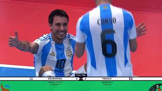COPA DO MUNDO DE FUTSAL 2024 - França 2x3 Argentina