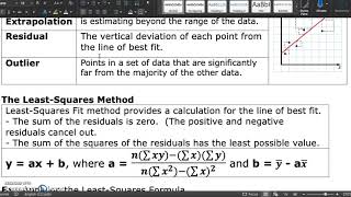 MDM4U - 3.2 - Linear Regressions - VIDEO