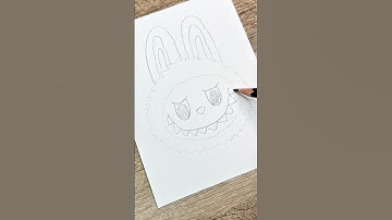 How to Draw LABUBU Step by Step #shorts #labubu