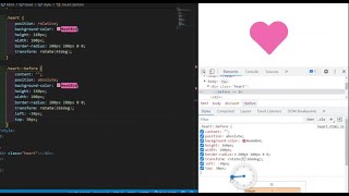 CSS Only Heart Shape | CSS Beginner Tutorial