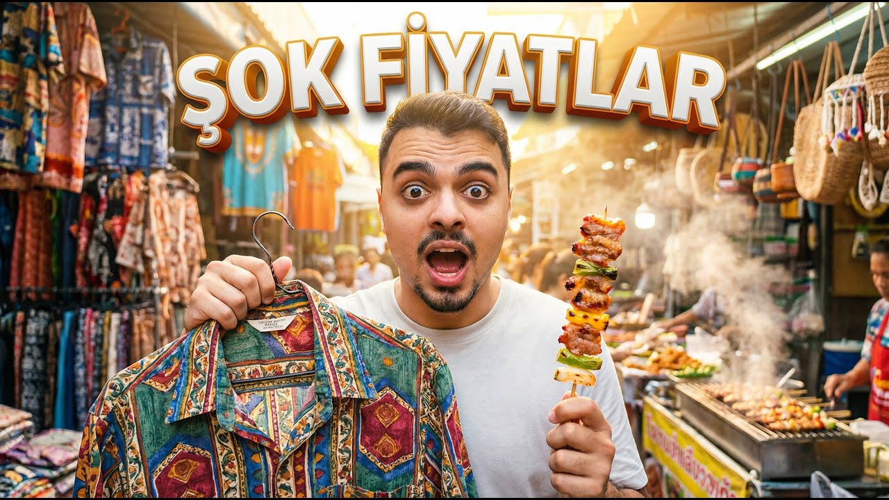 TAYLAND’IN EN BÜYÜK PAZARI: Fiyatlar Nasıl? Ne Yenir? 🇹🇭 (Chatuchak Market)
