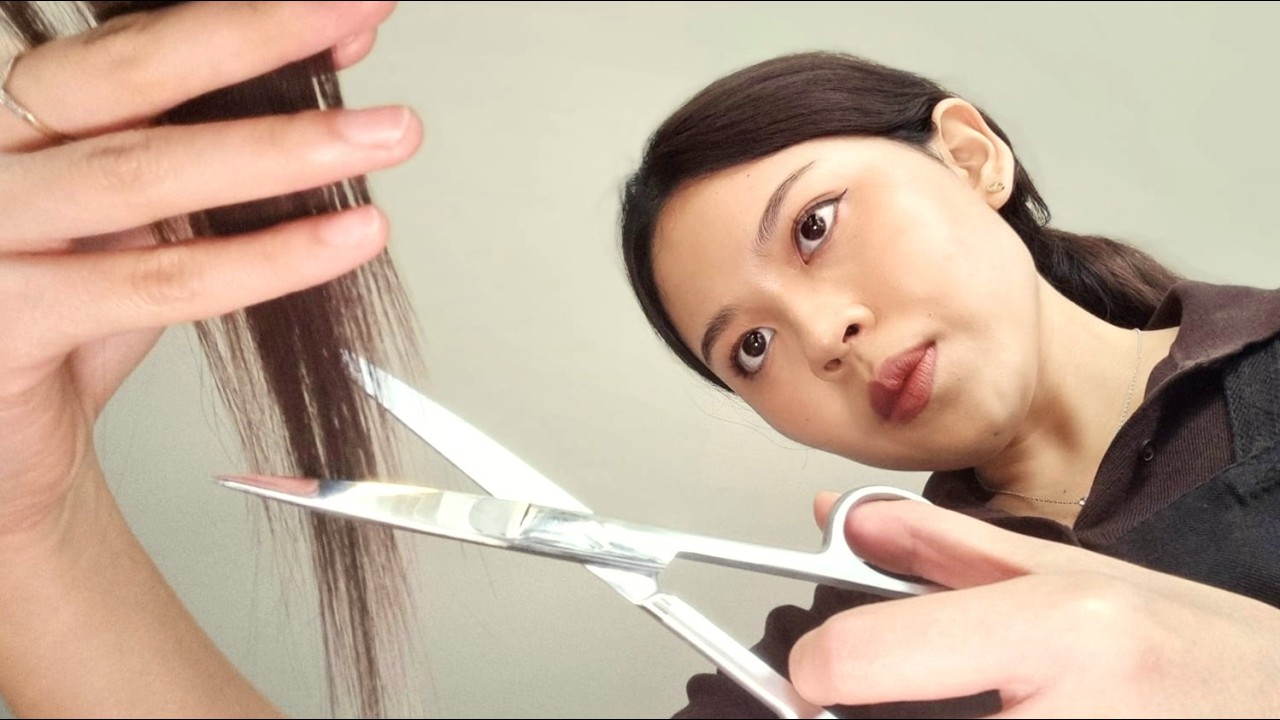 ASMR ตัดผมกรรไกรคมกริบ ✂️ เสียงตัดฉับๆ ฟินจนขนลุก 💇‍♀️✨