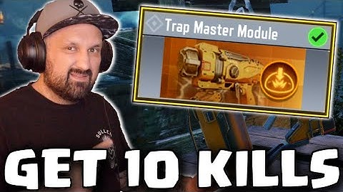 How to ELIMINATE 10 ZOMBIES with TRAP MASTER in COD MOBILE
