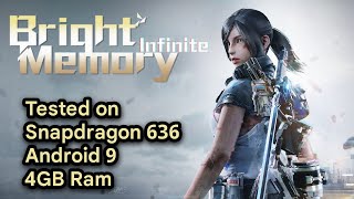 Bright Memory Infinity Android Offline low end devices | Tested on Snapdragon 636 4GB Ram